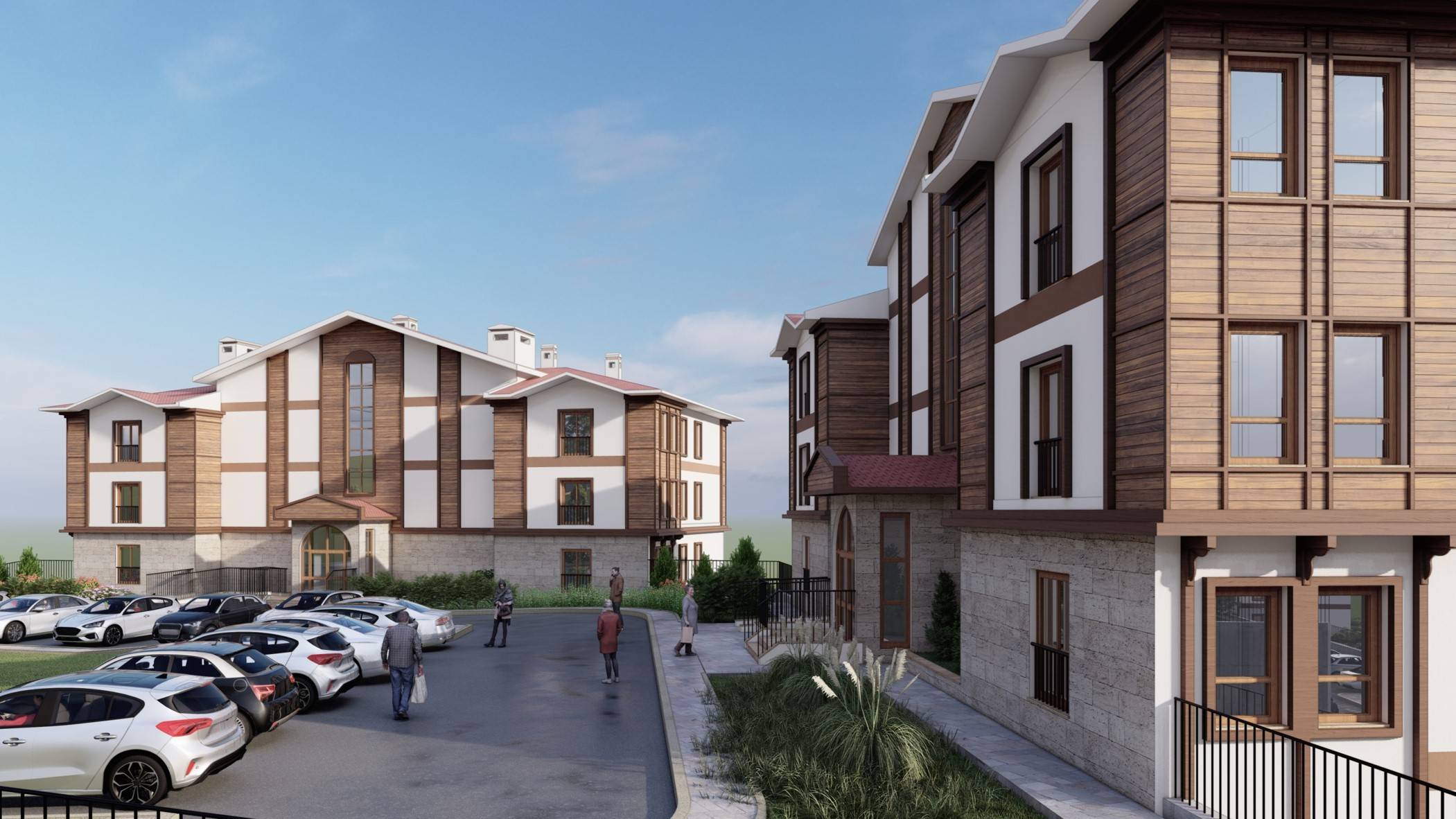 Çorum İli Mecitözü İlçesi Camikebir Mahallesi 2 Etap 101 Adet Konut ve 1 Adet 3 Dükkanlı Ticaret Merkezi İnşaatları ile Altyapı ve Çevre Düzenlemesi İşi - Image 1